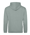 College Hoodie DUSTY GREEN BACK