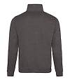 Sophomore 1/4 Zip Sweat CHARCOAL BACK