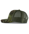 Multicam Trucker Snapback TROPIC/LODEN lside