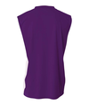 Reversible Muscle Tank PURPLE/WHITE Back