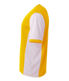 Premier Soccer Jersey GOLD/WHITE Side
