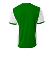 Premier Soccer Jersey KELLY/WHITE Back