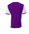 Premier Soccer Jersey PURPLE/WHITE Back