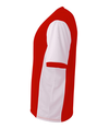 Premier Soccer Jersey SCARLET RED/WHITE Side