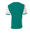 Premier Soccer Jersey TEAL/WHITE Back