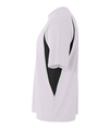 Color Block Crew WHITE/BLACK Side