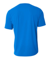 Mens Spun Poly Tee ROYAL Back
