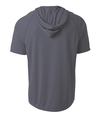 Cooling Hooded Tee GRAPHITE Back