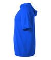 Cooling Hooded Tee ROYAL Side