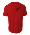 Cooling Hooded Tee SCARLET Back