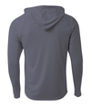 Cooling Hooded Tee GRAPHITE Back