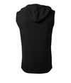 Youth Sleeveless Hooded Tee BLACK Back