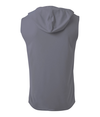 Youth Sleeveless Hooded Tee GRAPHITE Back