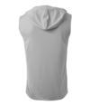 Youth Sleeveless Hooded Tee SILVER Back
