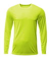 Youth Long Sleeve Sprint Tee LIME Back