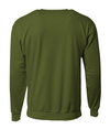 Youth Sprint Crew MILITARY GREEN Back