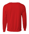 Adult Sprint Fleece Crew SCARLET Back