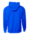 Adult Sprint Fleece Hoodie ROYAL Back