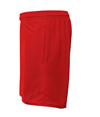Mesh Short With Pocket SCARLET Side