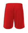 Youth Mesh Short With Pocket SCARLET Back