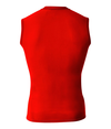Youth Compression Muscle SCARLET RED Back