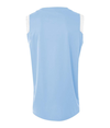 Youth V-Neck Muscle LIGHT BLUE/WHITE Back