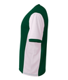 Premier Youth Soccer Jersey FOREST/WHITE Side