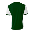 Premier Youth Soccer Jersey FOREST/WHITE Back