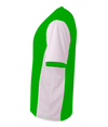 Premier Youth Soccer Jersey LIME/WHITE Side