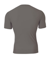 Youth Compression Crew GRAPHITE Back