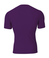 Youth Compression Crew PURPLE Back