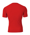 Youth Compression Crew SCARLET RED Back