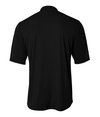 Youth Tek 2-Button Henley BLACK Back