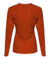 Womens Long Sleeve Sprint ATHLETIC ORANGE Back