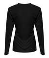 Womens Long Sleeve Sprint BLACK Back
