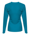 Womens Long Sleeve Sprint ELECTRIC BLUE Back