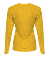 Womens Long Sleeve Sprint GOLD Back