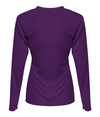 Womens Long Sleeve Sprint PURPLE Back
