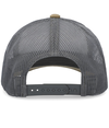 Low Pro Trucker Cap BUCK/LT CHARCOAL/BUCK Back