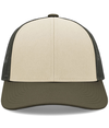 Low Pro Trucker Cap BEIGE/MOSS/MOSS Front