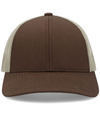 Low Pro Trucker Cap BROWN/KHAKI/BROWN Front