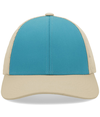 Low Pro Trucker Cap BEIGE/TEAL/BEIGE Front