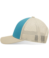 Low Pro Trucker Cap BEIGE/TEAL/BEIGE lside