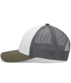 Low Pro Trucker Cap WHITE/LIGHT CHARCOAL/MOSS lside