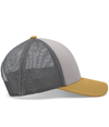 Low Pro Trucker Cap HEATHER GREY/L CHAR/AMBER GOLD rside