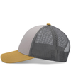Low Pro Trucker Cap HEATHER GREY/L CHAR/AMBER GOLD lside