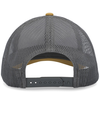 Low Pro Trucker Cap HEATHER GREY/L CHAR/AMBER GOLD Back