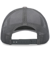 Low Pro Trucker Cap HTHR GREY/LT CHAR/HEATHER GREY Back