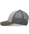 Low Pro Trucker Cap HEATHER GREY/LT CHARCOAL/MOSS lside