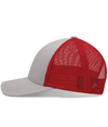 Low Pro Trucker Cap HEATHER GREY/RED/HEATHER GREY lside